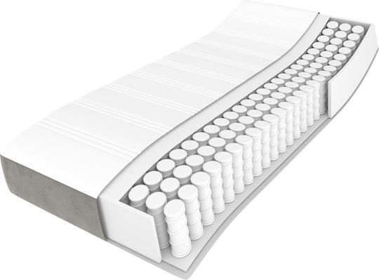vidaXL Single Ergonomic Mattress 100x203x20cm with Pocket Springs