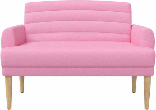 Двуместен Диван Розов 116x67x80см
