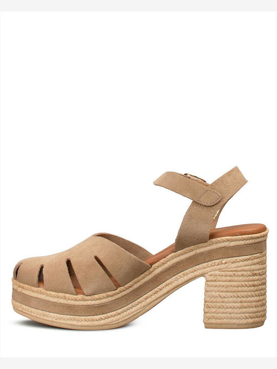 Beige Sandals