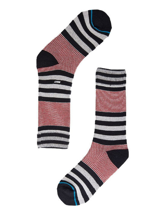 Basehit Ανδρικές Κάλτσες με Σχέδια Black / Pink