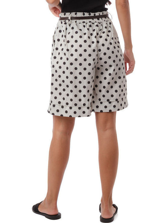 Women's White Bermuda