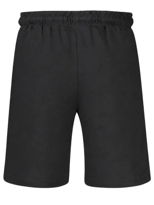 Women's Leather Bermuda Black