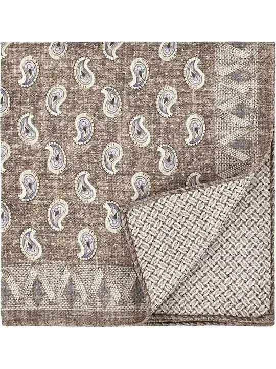 Men's Silky Brown Handkerchief