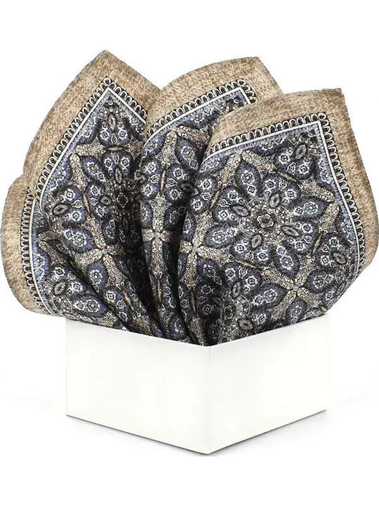 Men's Silky Brown Handkerchief
