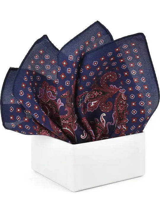 Men's Silky Blue Handkerchief