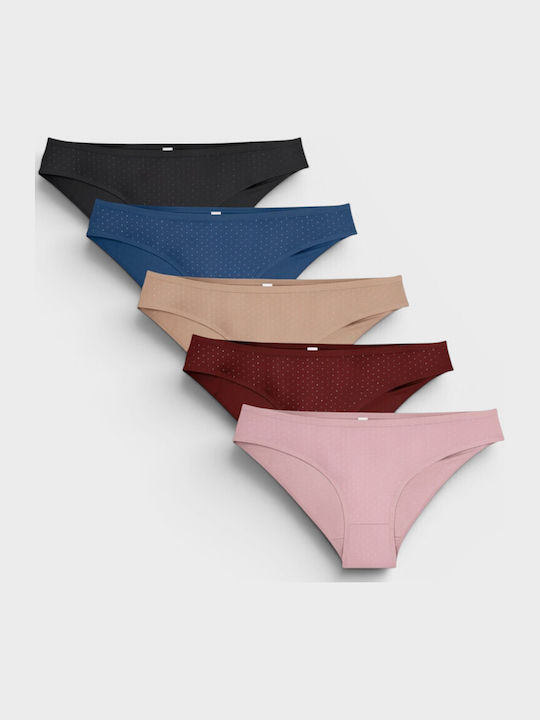 Damen-Slips MultiPack Mehrfarbig