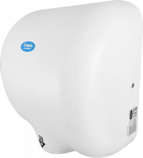 Limpio Handtrockner Rostfrei mit Sensor in Weiß Farbe 1.8kW HD88W