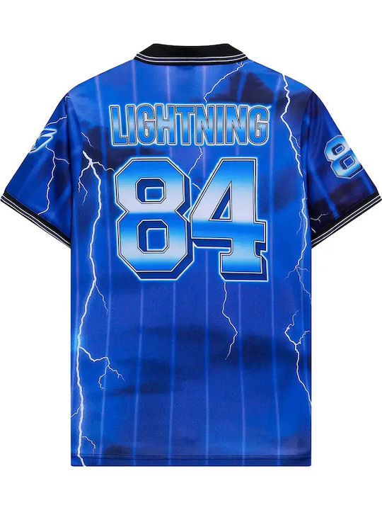 Amplified Metallica Lightning Rock Fc Tee Μπλε