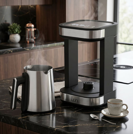 Izzy Brikato Ηλεκτρικό Μπρίκι 500W με Χωρητικότητα 600ml Inox