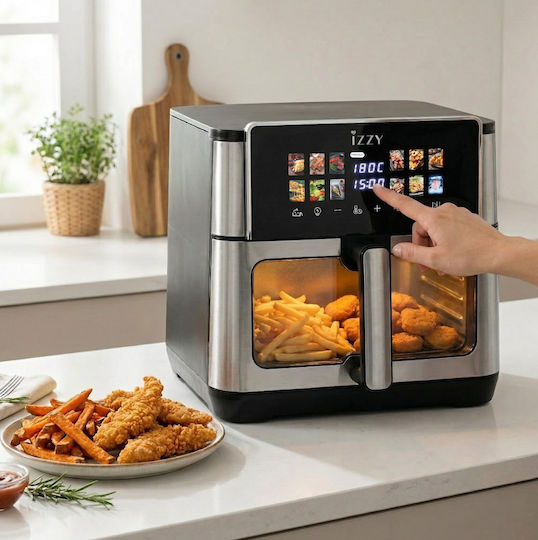 Izzy IZ-8271 Heißluftfritteuse 10lt Schwarz