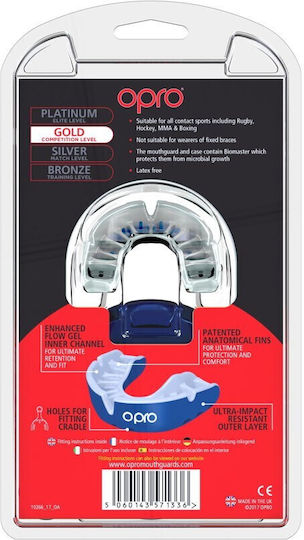 Opro Children's Mouthguard Gold Gen5 Blue