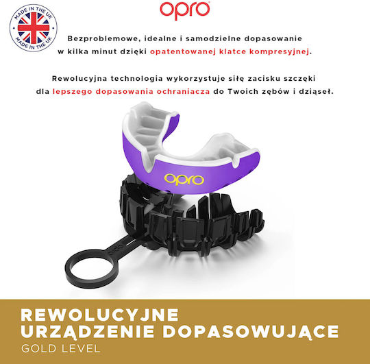 Opro Gold Gen5 Mouthguard Black Gold