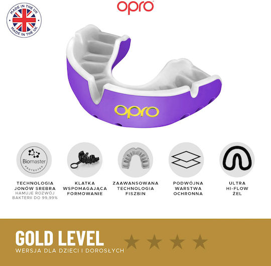 Opro Gold Gen5 Mouthguard Black Gold