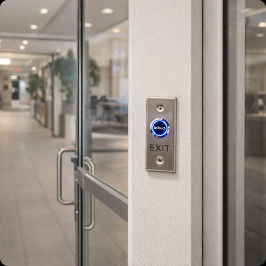 Flush-mounted Exit Button Eb-nt40s