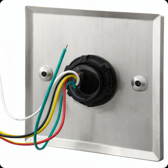 Flush-mounted Exit Button Eb-nt86sb