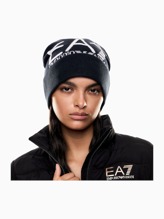 Beanie Unisex Căciulă Tricotată în Culoare Albastru Marin