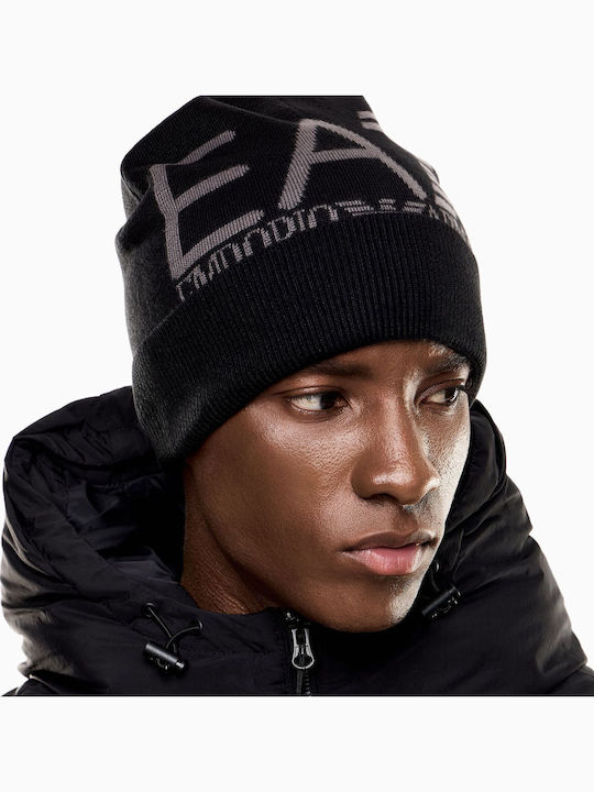Beanie Unisex Căciulă Tricotată în Culoare Neagră