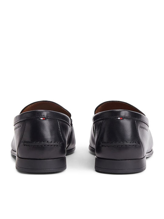 Leather Men's Moccasins in Black Color FM0FM05891 BDS