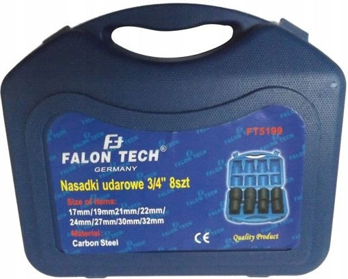 Falon-Tech Prize Pneumatic Cu Gazdă Cadru 3/4" Set 8 Bucăți