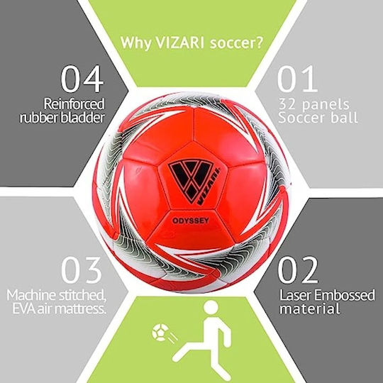 Vizari Minge De Fotbal Pentru Copii Roșie
