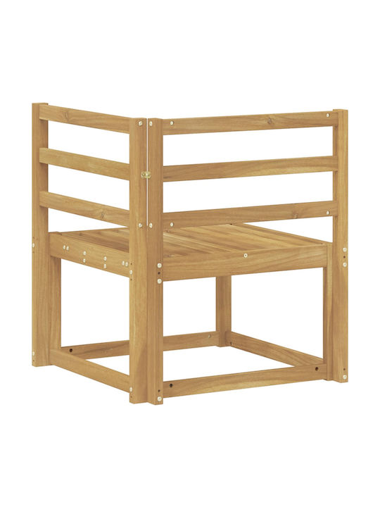 Outdoor Corner Wooden Sofa 63x63x73cm