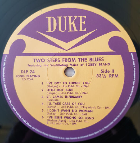 Bobby Bland Two Steps From Blues Vinyl