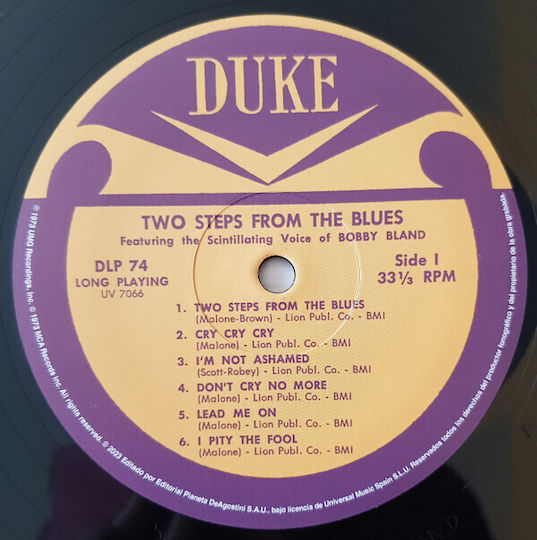 Bobby Bland Two Steps From Blues Vinyl