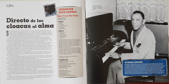 Champion Jack Dupree Blues From Gutter Vinyl