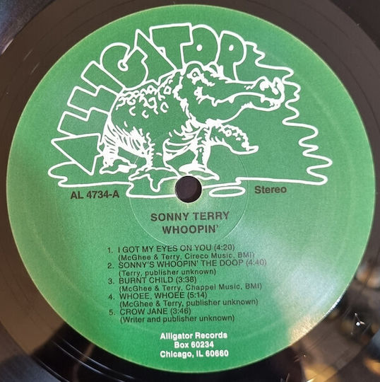 Sonny Terry Whoopin' Vinyl