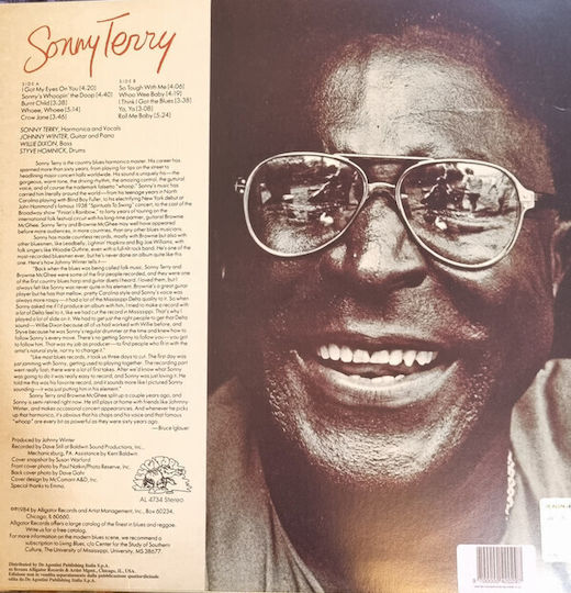 Sonny Terry Whoopin' Vinyl