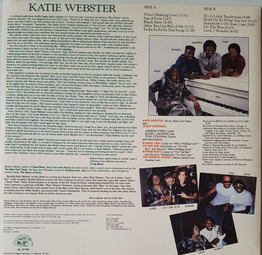 Katie Webster Swamp Boogie Queen Vinyl
