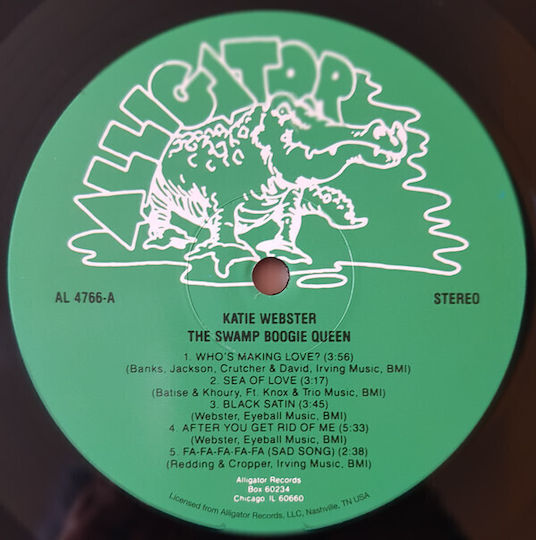 Katie Webster Swamp Boogie Queen Vinyl