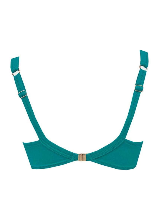 Bikini Bra Petrol Blue