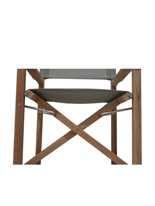 Дървен Режисьорски Стол Taupe 58x52x86см