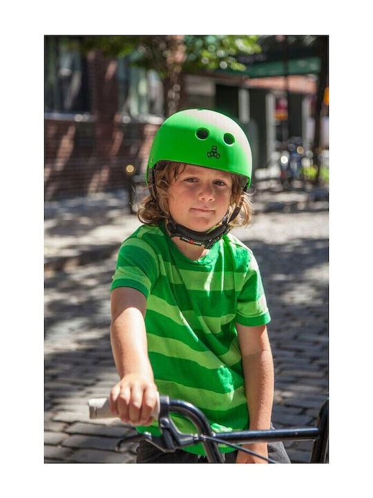 Triple Eight Lil 8 Kids Helmet For Bike & Scooter Green