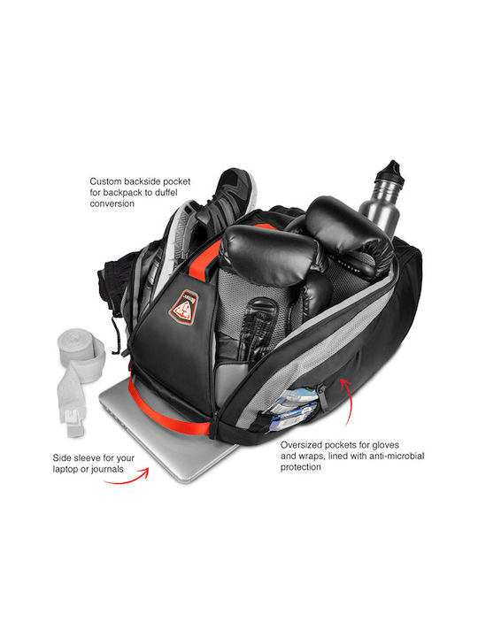 Fitmark Schultertasche für Fitnessstudio Grau