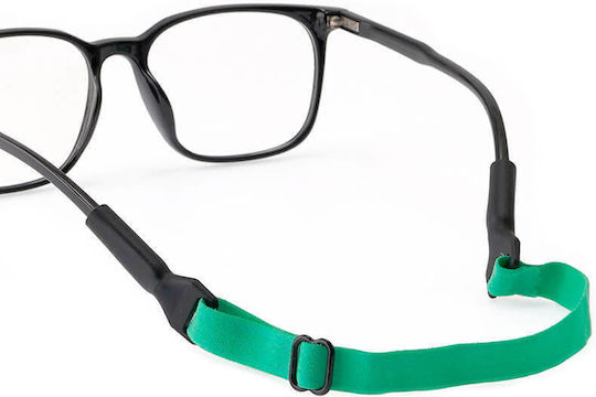 Curea Pentru Ochelari Reglabilă Bandă Elastică Cârlige Din Silicon Verde
