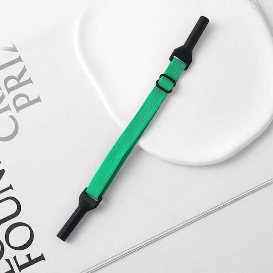 Curea Pentru Ochelari Reglabilă Bandă Elastică Cârlige Din Silicon Verde
