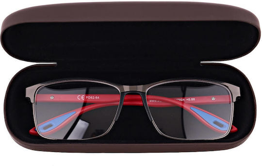 Stylion Classic Hard Eyeglass Case With Magnetic Closure Brown