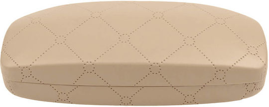Cazul De Ochelari De Vedere Bej Cu Carouri Sthc-97c