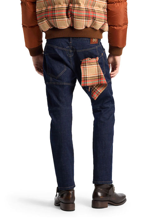 Dsquared2 Biker Ανδρικό Παντελόνι Τζιν Skinny Fit Μπλε Dsquared2 Biker Ανδρικό Παντελόνι Τζιν Skinny Fit Μπλε