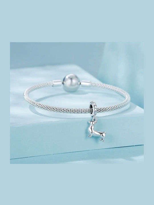 Pandora Hängende Charms Anhänger Corgi Hund Silber 925 Charms Trusky