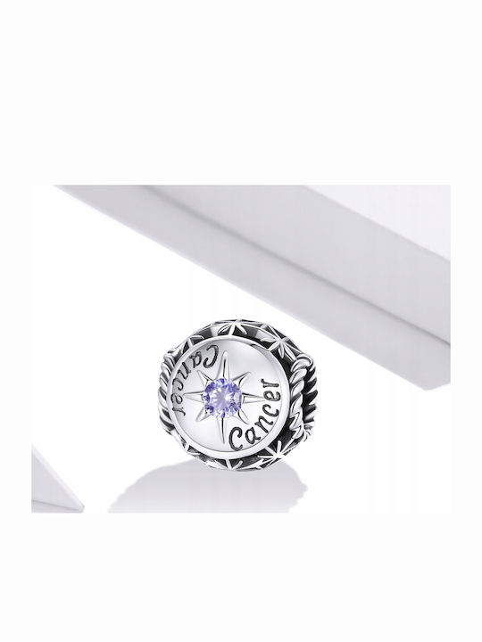 Pandora Charms Zodiac Sign Cancer Birthstone