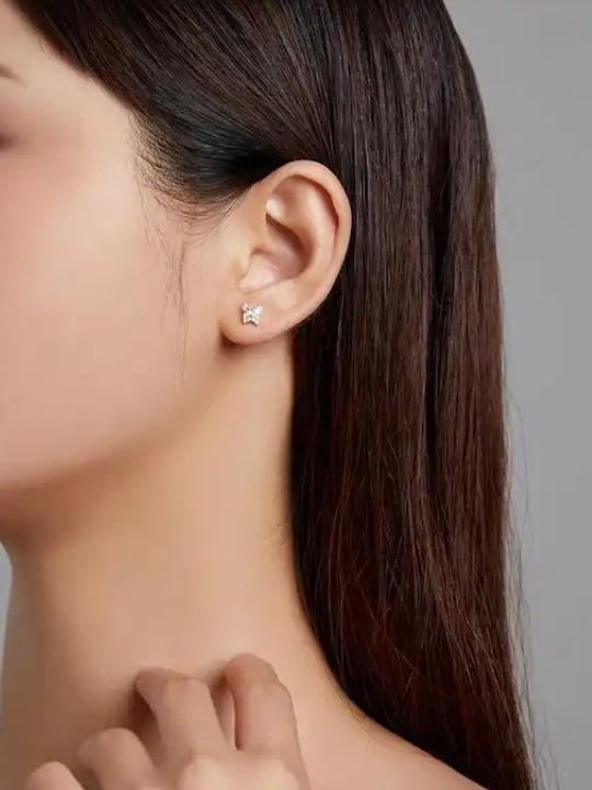 Gold Earrings Butterfly Earrings Silver S925