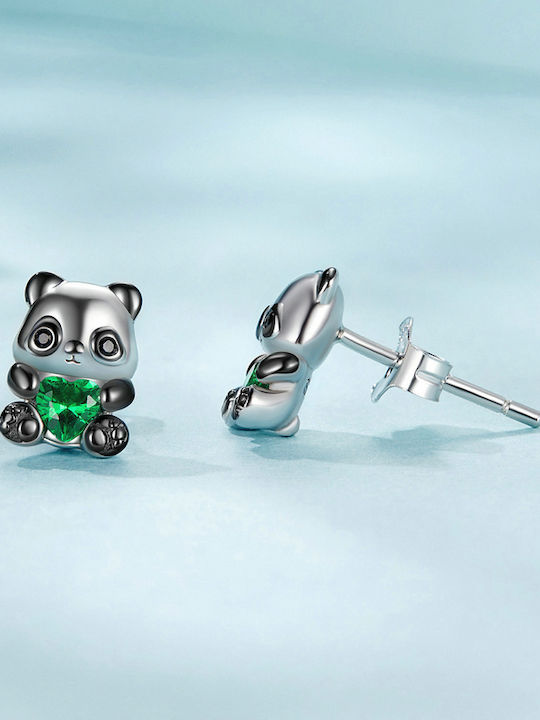 Cercei Argint Fete Panda Argint 925 Cercei Trusky Cercei Argint Fete Panda Argint 925 Cercei Trusky