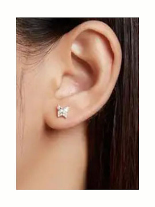 Gold Earrings Butterfly Earrings Silver S925