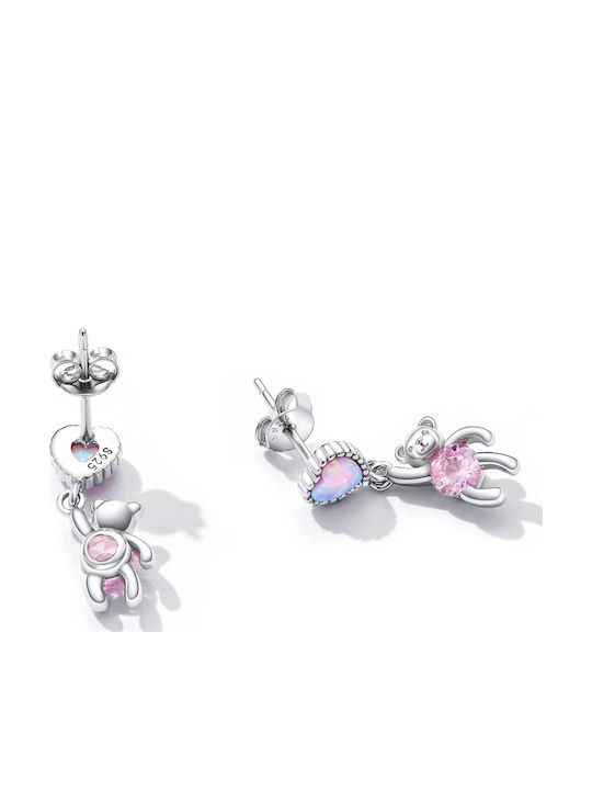 Silber Ohrringe Ohrringe Mädchen Teddy Bär 925 Silber Ohrringe Trusky
