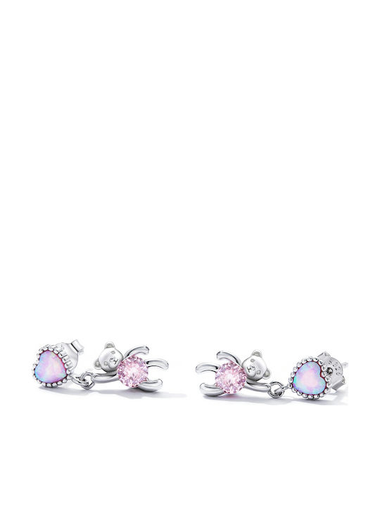 Silber Ohrringe Ohrringe Mädchen Teddy Bär 925 Silber Ohrringe Trusky
