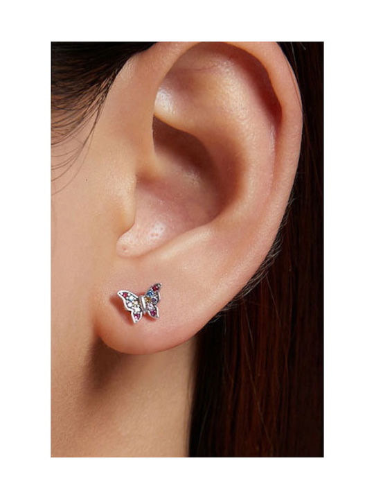 Silver Earrings Butterfly Earrings 925 Silver