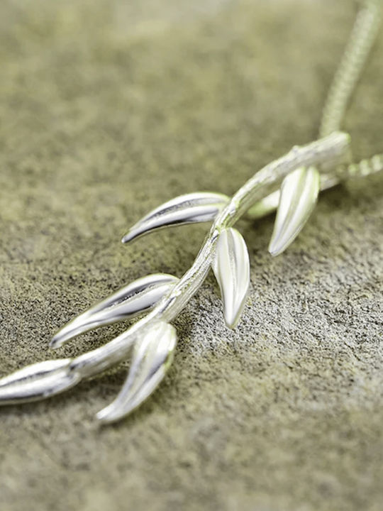 Silver Necklace Chain Branch Silver S925